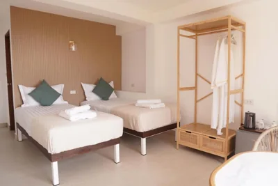 Deluxe Twin Room with Sea View — Secret Garden Eco Pool Villas